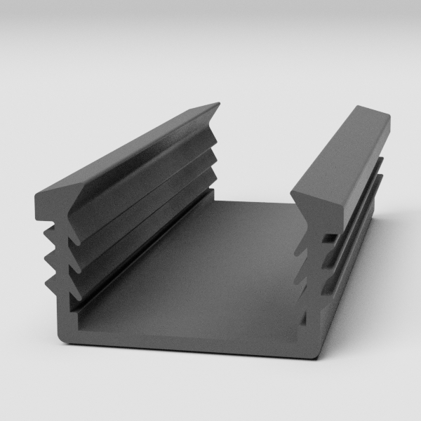 U-channel gasket shown end-on