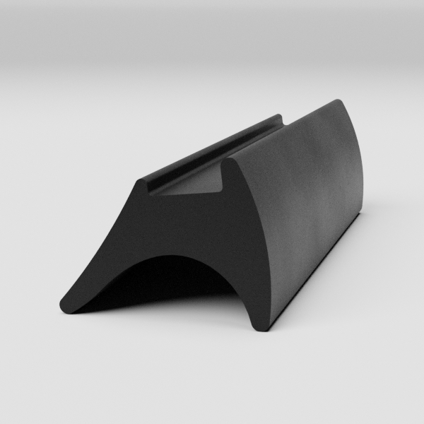 Wedge gasket shown end-on